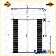 Kondensator, Klimaanlage EASY FIT NRF 350203 für Porsche 911