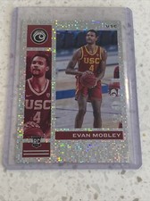 EVAN MOBLEY Rookie Card 2021 Chronicles Draft Picks Pulsar Parallel -Cavaliers