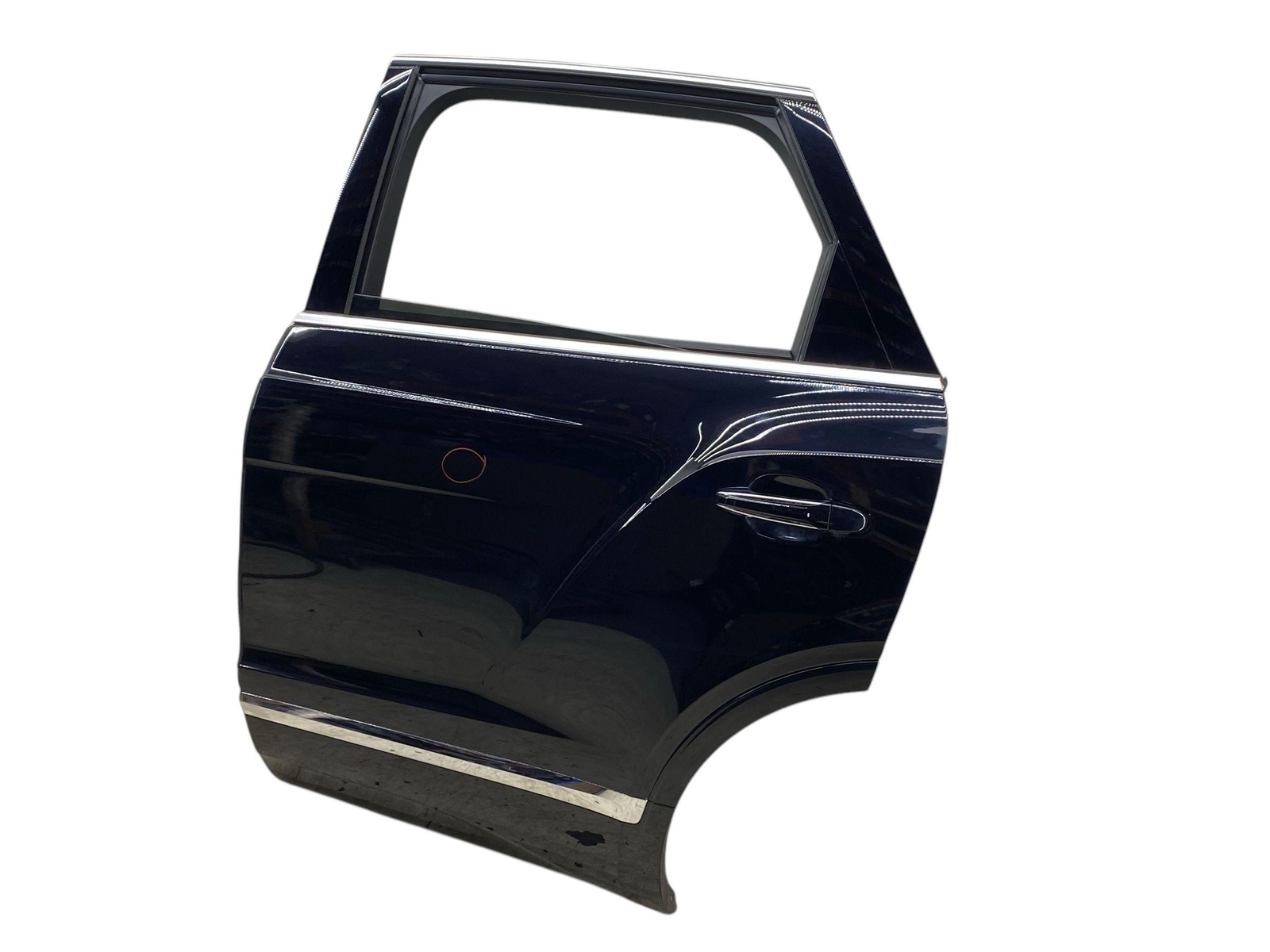 2016-2020 BENTLEY BENTAYGA OEM LEFT REAR DOOR SHELL ONYX BLACK (6935) W/ HANDLE