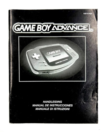 Notice pour console GBA Nintendo Game Boy Advance Owner's Manual AGB-EUR - Photo 1/1