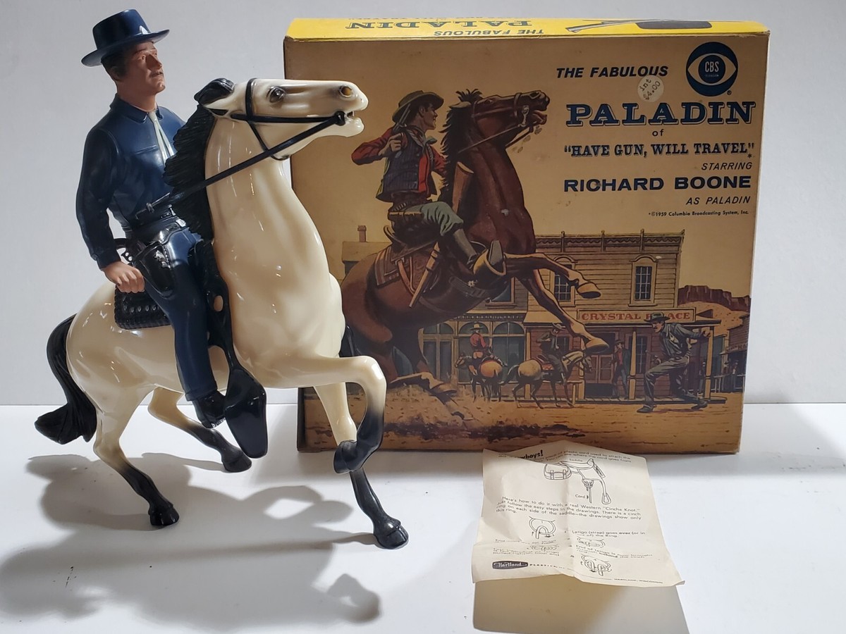 1950's Hartland Paladin Have Gun Will Travel Richard Boone & Horse