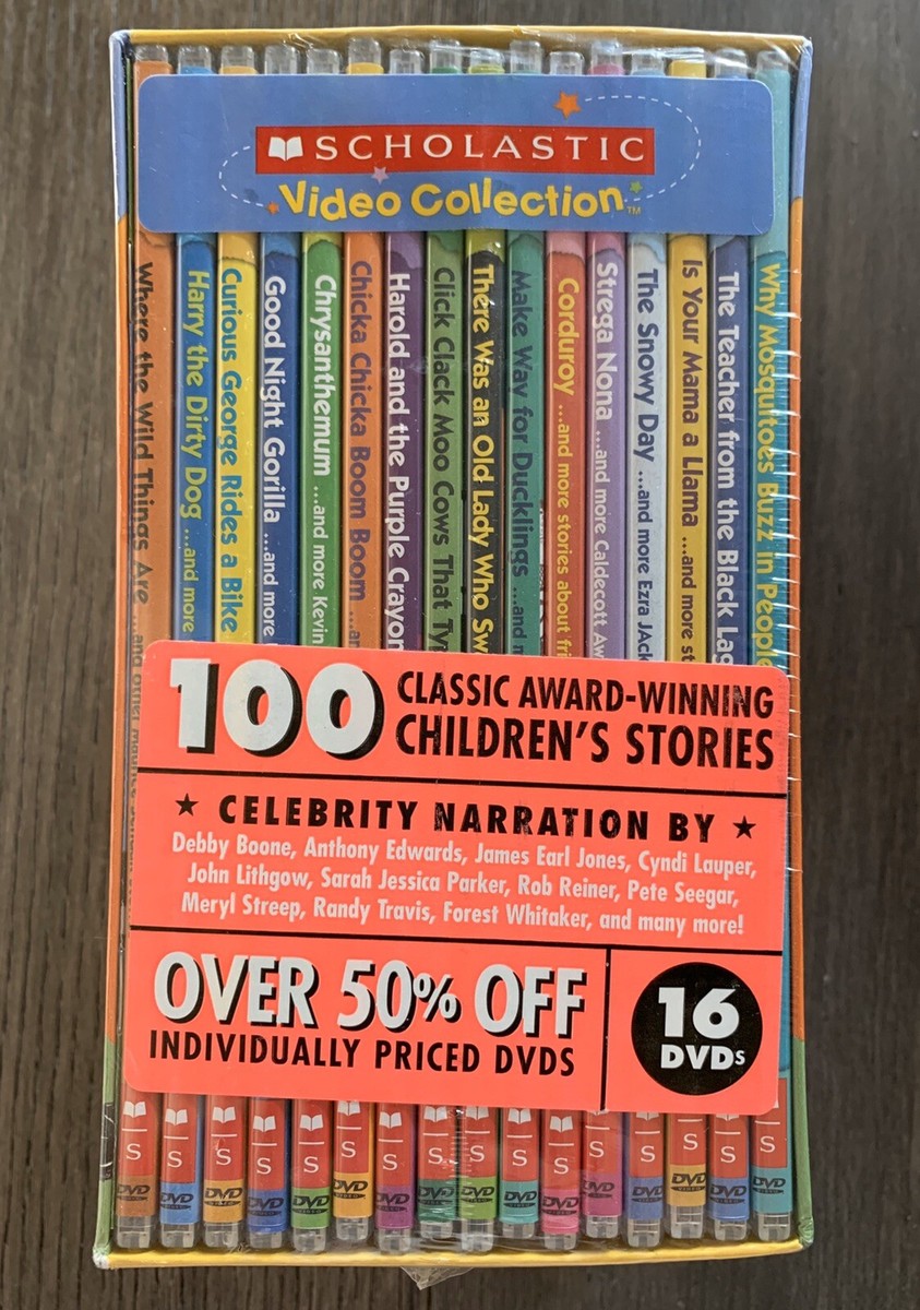 New Scholastic Treasury of 100 Storybook Classics Children Kids DVD Box Set New Scholastic Treasury of 100 Storybook Classics Children Kids DVD Box Set