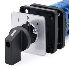 Changeover Switch 3 Position 8-16 Terminals 20-63A Universal Rotary Cam Selector