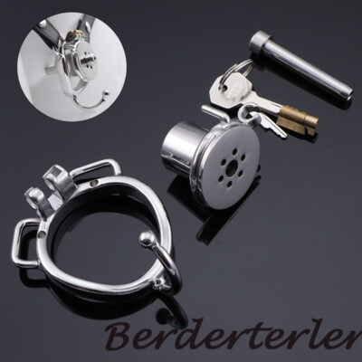 New Ultra Tiny Chastity Cage Device Small Metal Ring Metal Ring Lock Sissy CBT