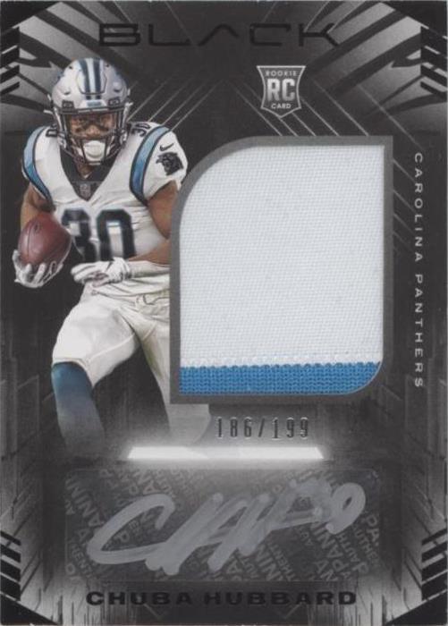 2021 Panini Black Chuba Hubbard #237 - 1 of 2