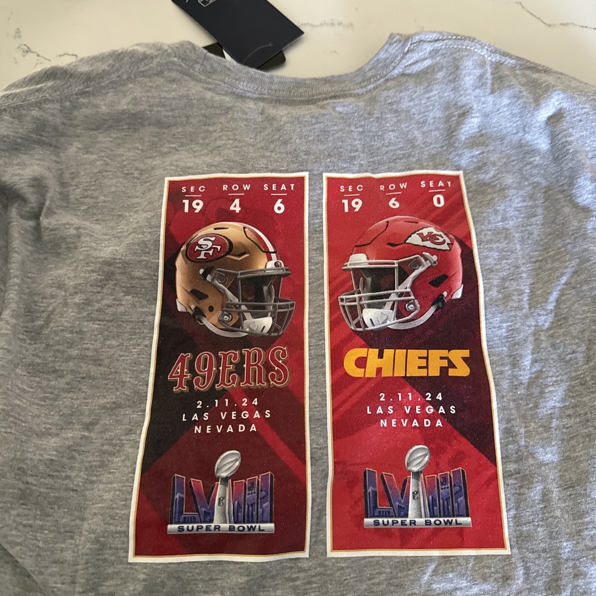 Superbowl 58 Mens Tshirtsize Medium | eBay
