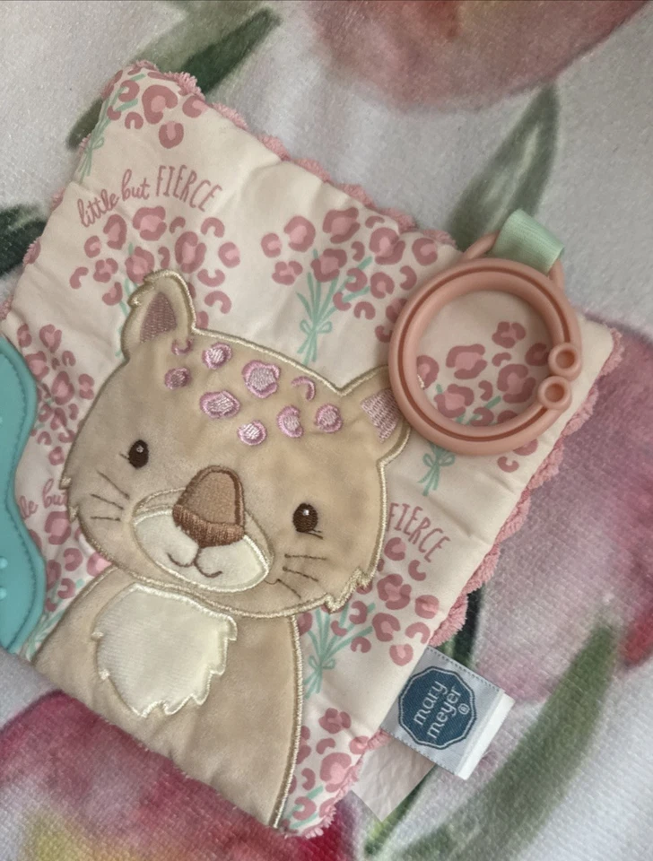 Juego de 2 piezas MARY MEYER Little But Fierce LEOPARDO PLAY MAT & MONKEY Mordedor SONAJERO Foto 3 de 4