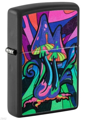 ZIPPO ★ BLACK LIGHT MUSHROOMS