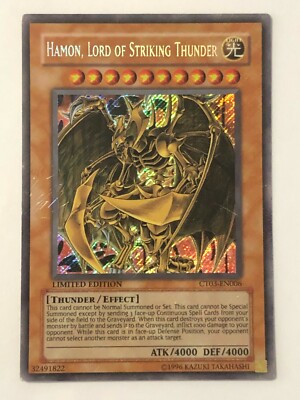 Yu-Gi-Oh Karte - TCG - Hamon, Lord of Striking Thunder - CT03-EN006