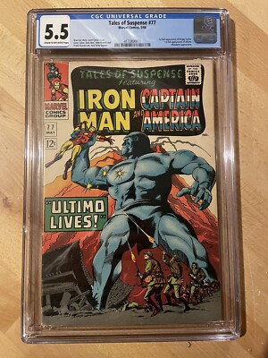Tales of Suspense 77 CGC 5.5 C/OW Marvel 1st App Peggy Carter Ultimo Iron Man