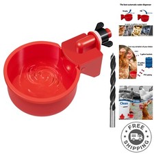 Durable 12-Pack Automatic Poultry Waterers - 5 Gallon Gravity Feed with Opener