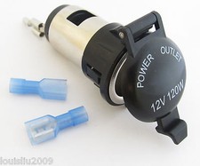 12V 120W Car Cigarette Lighter Power Outlet Socket with Waterproof Cover 11-0009