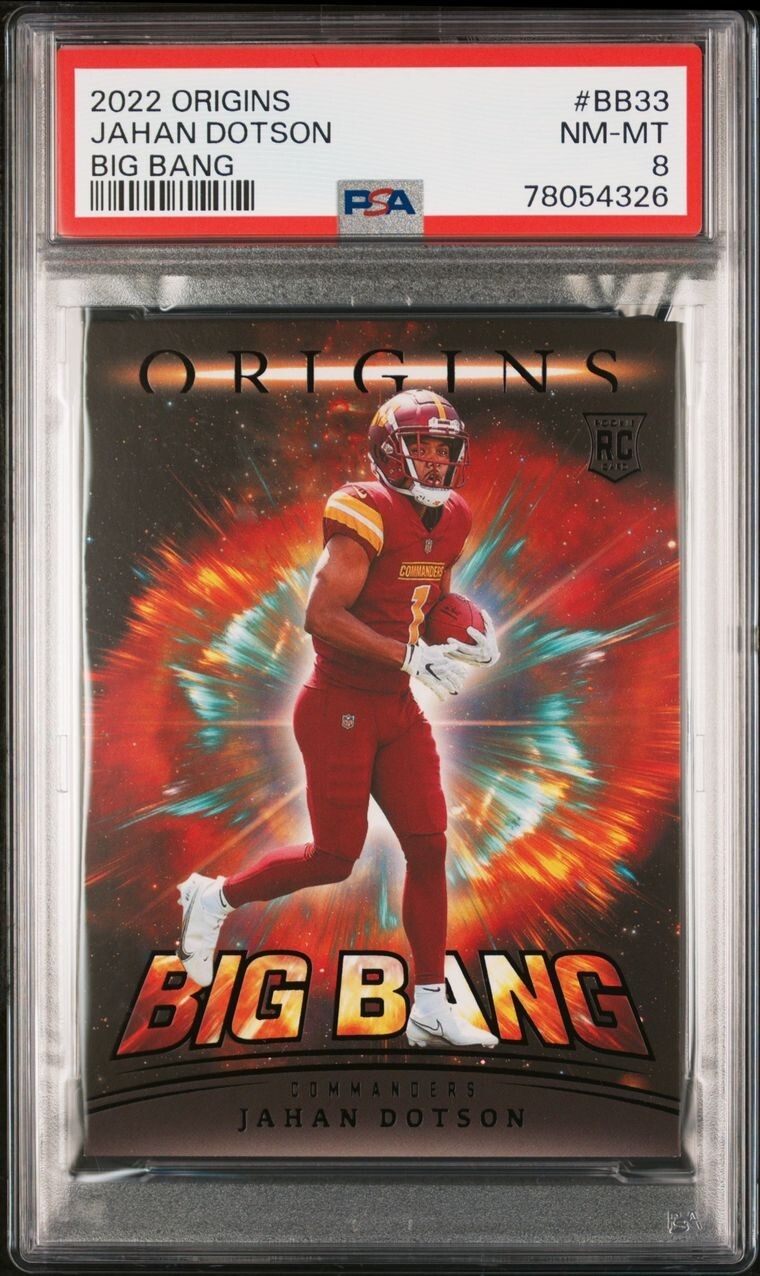 Jahan Dotson Panini Origins Big Bang #BB33 Base