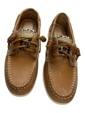 Sperry Brown Cheetah Absorbing Koifish Boat Shoes STS86148 Womens Size 5 NIB