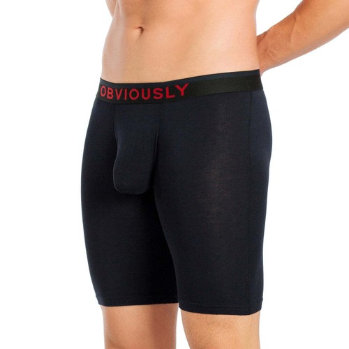 Obviously Apparel Freeman Boxer Brief 9" Leg 90% Bamboo Rayon 10% Lycra - Picture 9 of 17