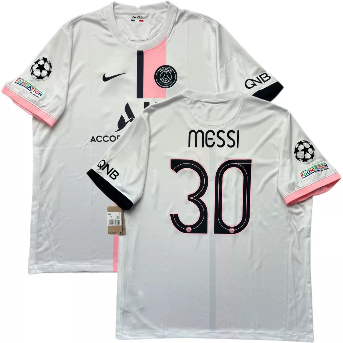 Lionel Messi Paris Saint-Germain Nike Youth 2021/22 Third Breathe