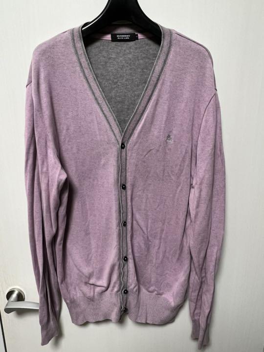 BURBERRY Brale Cotton Cardigan Size L