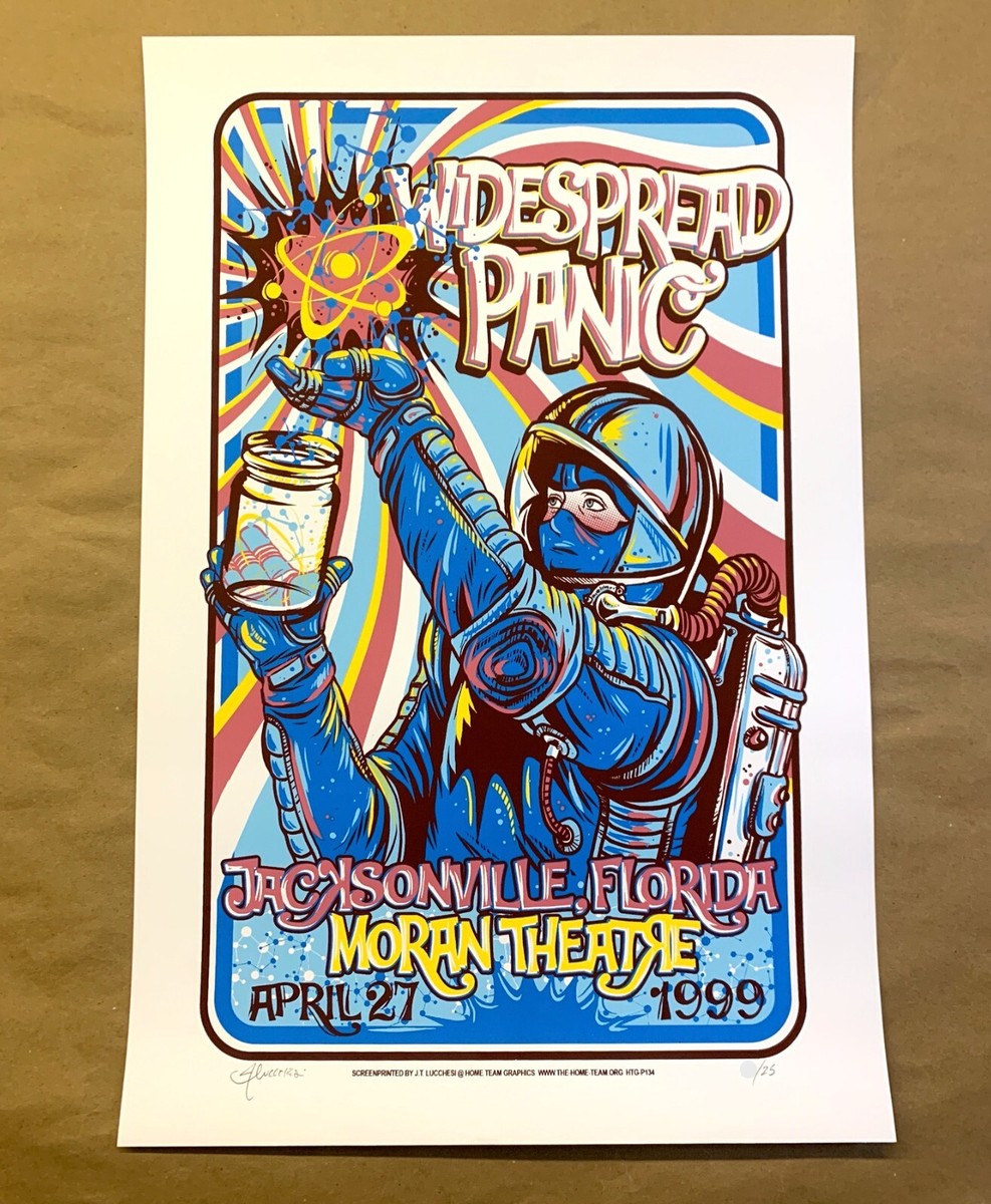 Widespread Panic Jacksonville 1999 Poster Moran Theatre JT