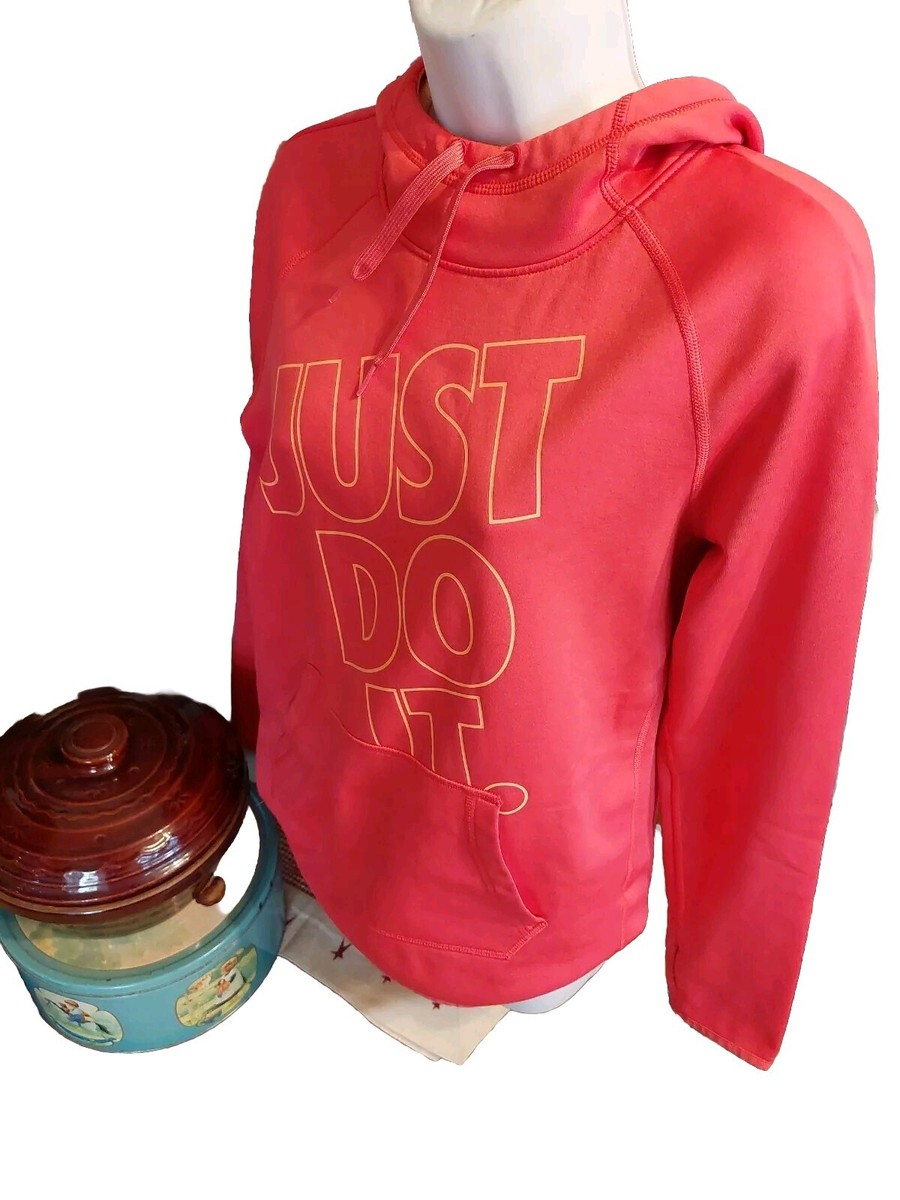 orange just do it hoodie