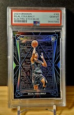 2023 Bilal Coulibaly Electric Etch Blue /30 PSA 10 Obsidian Rookie Ebay 1/1 Gem