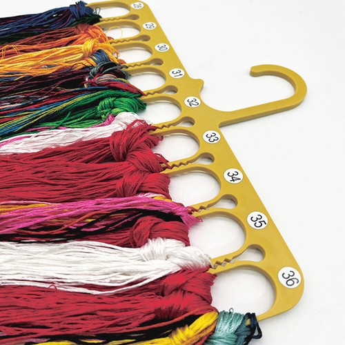 5Pcs Cross Stitch Thread Plate Clothes Hanger Sewing Accessories 27.1x12.5cm - Picture 6 of 11