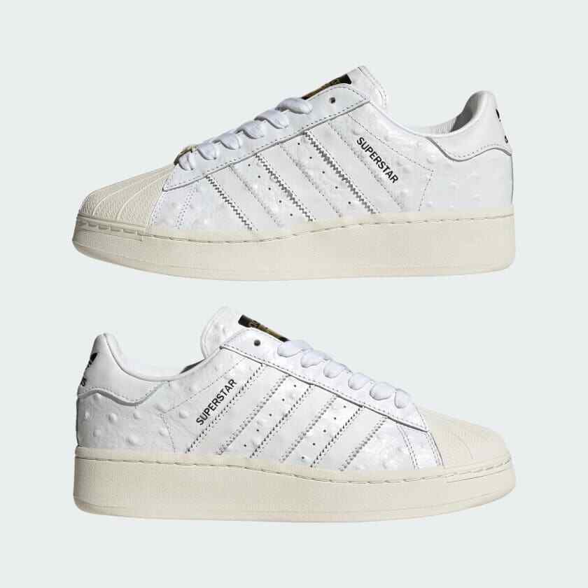 Buy Adidas Superstar XLG cloud white/green/cloud white from £90.00