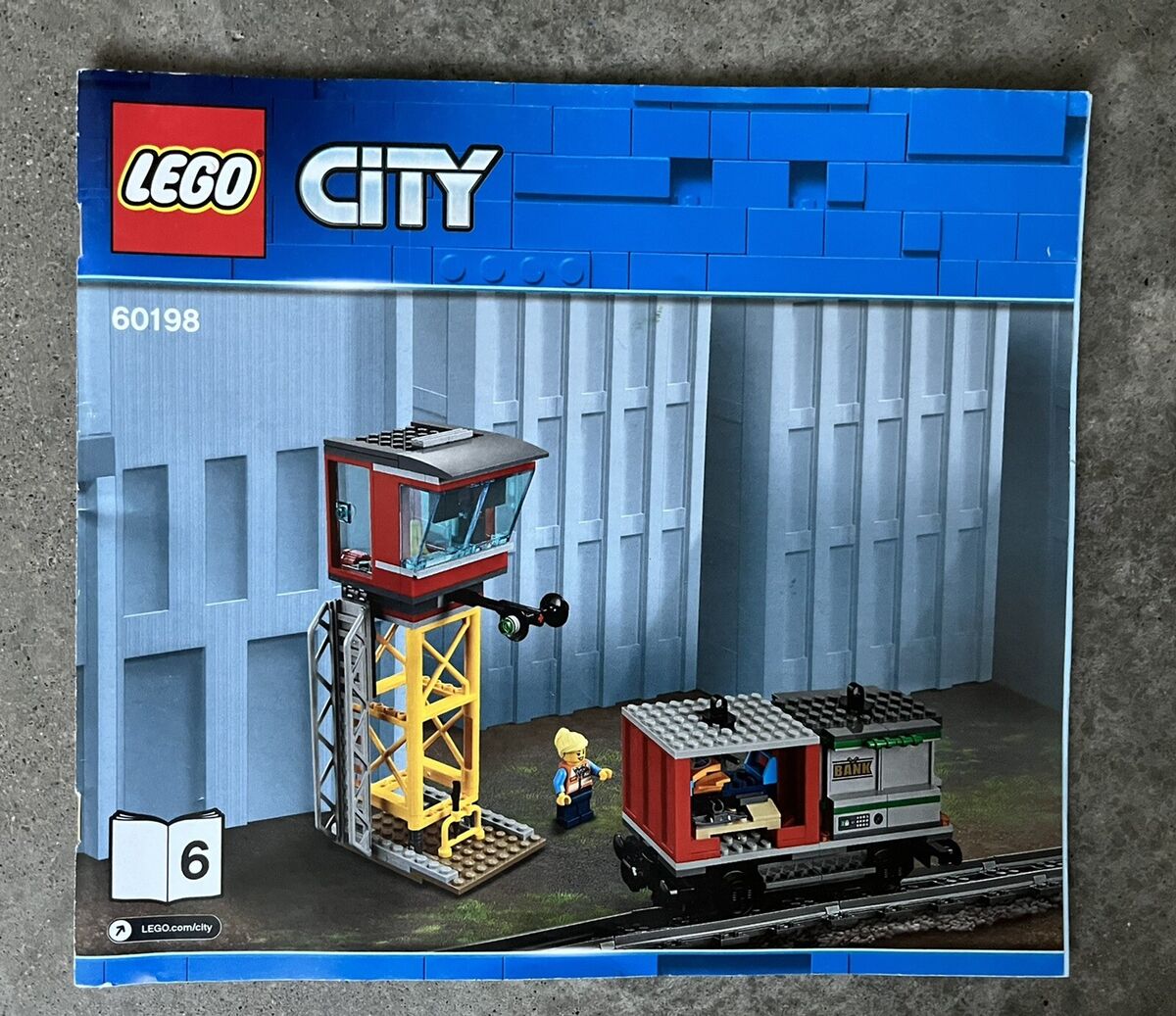 LEGO 60197 60198 Cargo Passenger Train Instructions Manuals Switch Track |