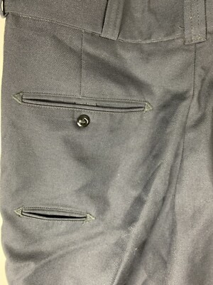 New Vintage Hercules Uniform Work Pants Blue Size 32x33 Black