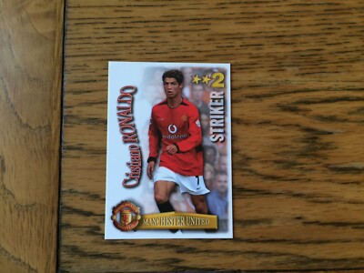 Cristiano Ronaldo 2003-2004 Shoot Out Rookie Card Manchester
