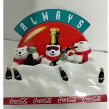 Coca-Cola Polar Bear Magnet Set Always Fridge Magnets Coke Collectible