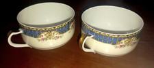 Limoges Haviland Concord X2 tasse en porcelaine fine blanche dorure et motif