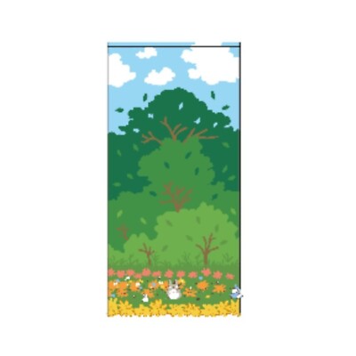 Mein Nachbar Totoro Badetuch (unter Kampferbaum) 60 x 120 cm Studio Ghibli Neu
