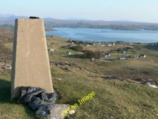 Photo 6x4 Meall na Dubh Chlaise Mial The trig pillar on the summit of Mea c2012