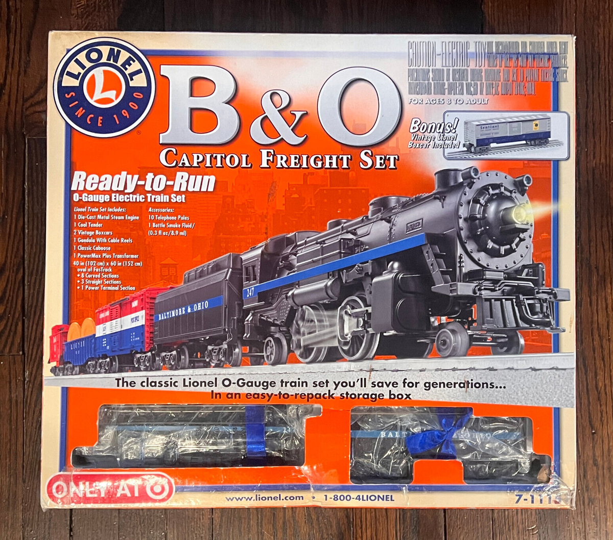 RARE Lionel Train Set 7-11151 Uncataloged set From Target TRAIN BOX  ONLY