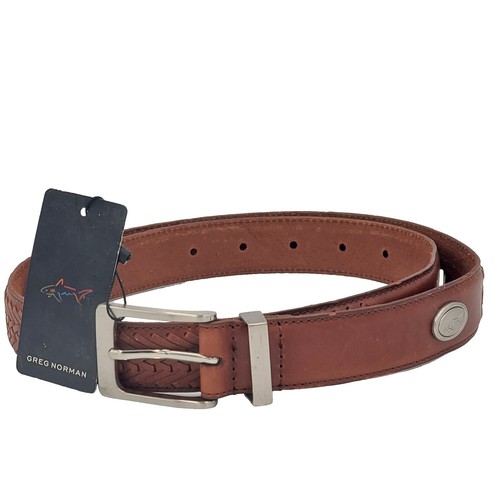 ブラウン38 Greg Norman Mens Braided Multi Colored Stretch Golf Belt | eBay