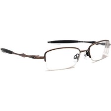 Oakley Eyeglasses Sculpt 2.0 Toast Brown Half Rim Metal Frame 50 18 139