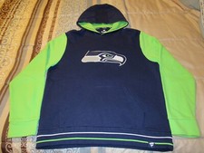 SEATTLE SEAHAWKS NFL Football HOODIE TEAM APPAREL IN EXCELLENT CONDITION