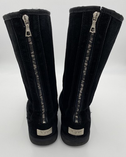black womens boots size 8