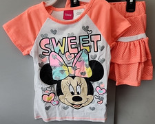 NWOT - Disney Minnie Mouse Shirt and Skirt - Size 4T