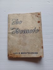 ISO 125 Isomoto - Isoscooter 1954 manuale uso manutenzione libretto originale