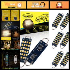 Yongming 44mm 1.73 561 Led Bulb Warm White Rigid Loop Festoon 211-2 8-pack Yongming 44mm 1.73 561 Led Bulb Warm White Rigid Loop Festoon 211-2 8-pack