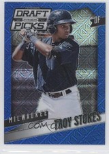 2014 Panini Prizm Perennial Draft Picks Blue Mojo 46/75 Troy Stokes Jr #34 4z4
