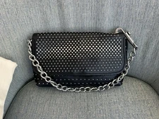 Marc By Marc Jacobs Palladium Dégradé Studded Shoulder Bag $598 132119