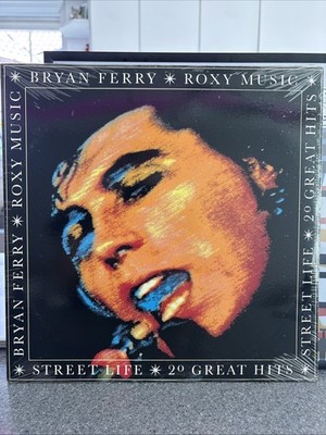 BRYAN FERRY ROXY MUSIC STREET LIFE 20 GREAT HITS VINYL LP 1986 STILL SEALED MINT