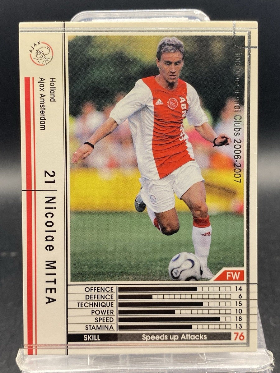 Nicolae Mitea Panini WCCF 2006-2007 Ajax Regular Japanese SEGA 238