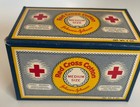 2- VTG Red Cross Cotton Boxes with Cotton Small & Medium Johnson & Johnson — photo 10