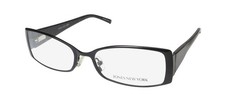 NEW JONES NEW YORK J443 EYEWEAR 54-17-135 WOMENS FULL-RIM BLACK GEOMETRIC METAL