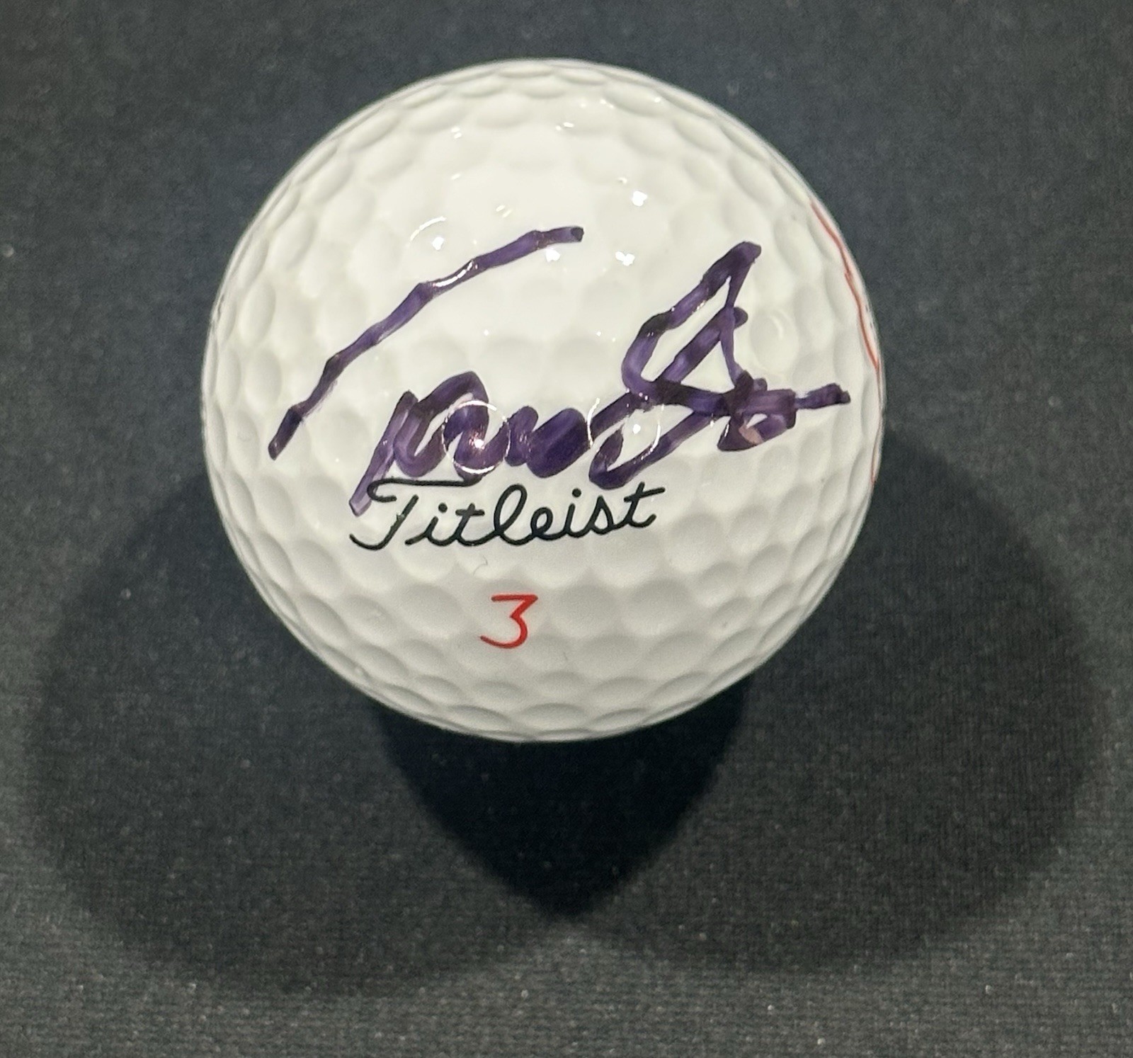 Tommy Fleetwood Signed Tour Championship Golf Ball Autographed Auto Win PSA COA 