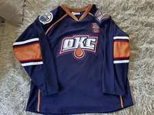 AHL Oklahoma City OKC Barons Yann Danis Signed  2012-13 Hockey Jersey Mens XL