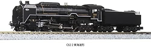 The C62 3, a famous Japanese steam locomotive, is seen running toward